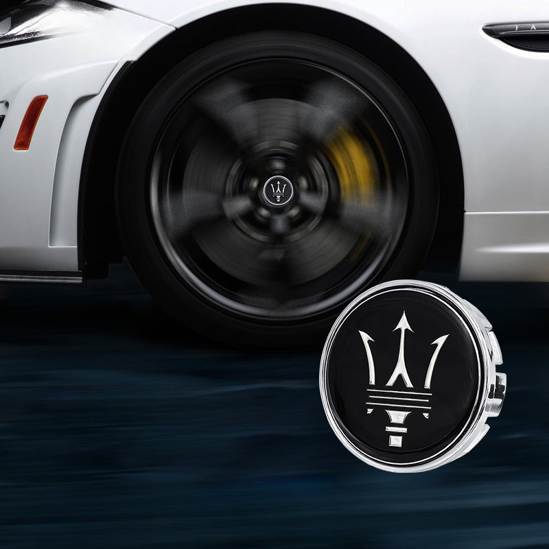 Maserati-Compatible Magnetic Suspension Hub Caps & LED Suspension Luminous Wheel Hub Lights