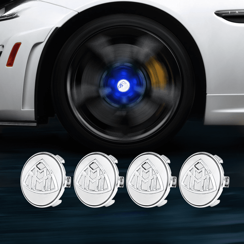 Mercedes-Benz-Compatible Magnetic Suspension Hub Caps & LED Suspension Luminous Wheel Hub Lights