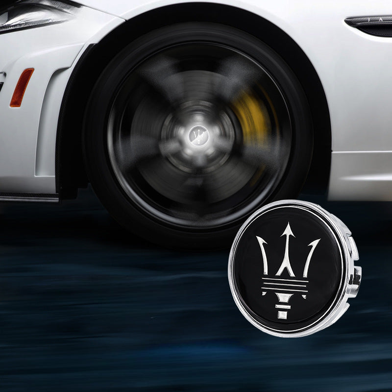 Maserati-Compatible Magnetic Suspension Hub Caps & LED Suspension Luminous Wheel Hub Lights