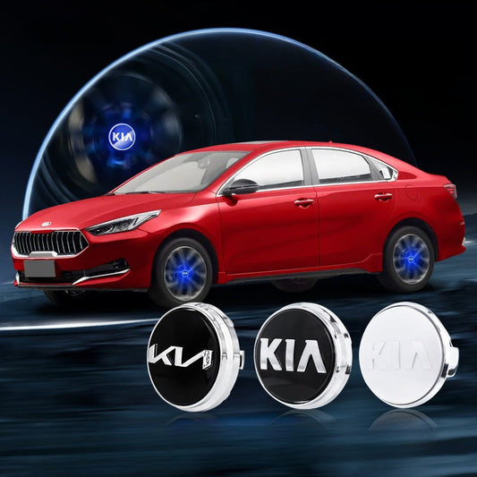 KIA-Compatible Magnetic Suspension Hub Caps & LED Suspension Luminous Wheel Hub Lights