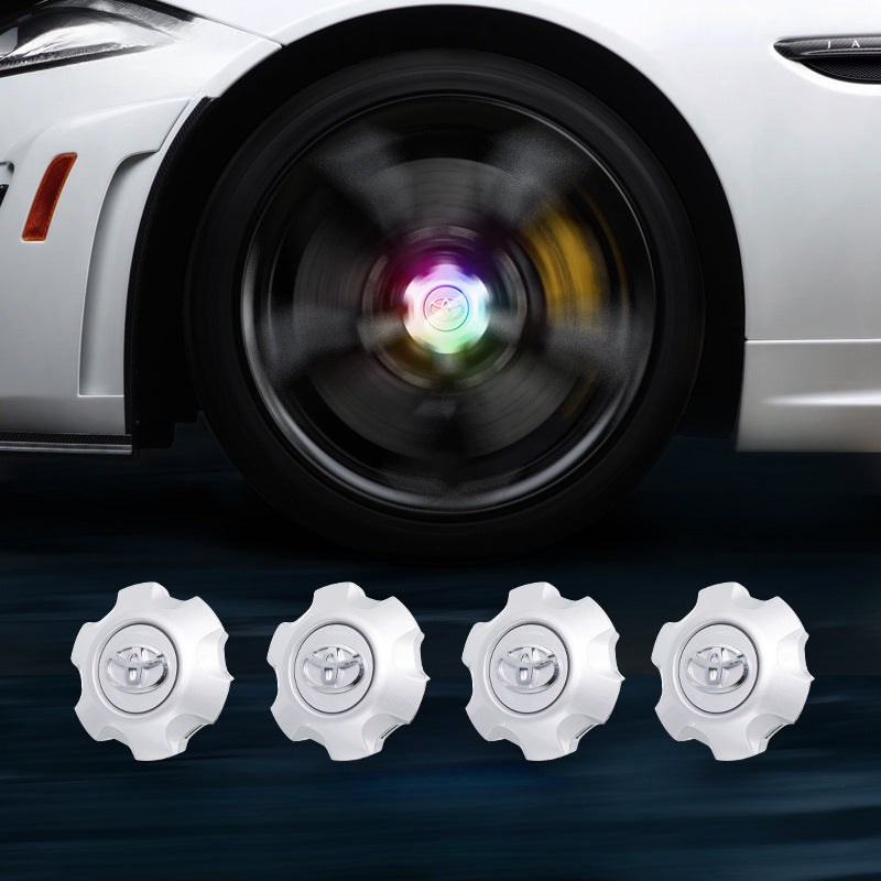 Toyota & Crown-Compatible Magnetic Suspension Hub Caps & LED Suspension Luminous Wheel Hub Lights