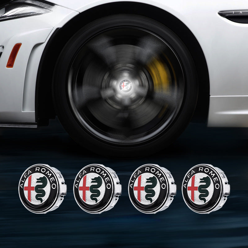 Alfa Romeo-Compatible Magnetic Suspension Hub Caps & LED Suspension Luminous Wheel Hub Lights