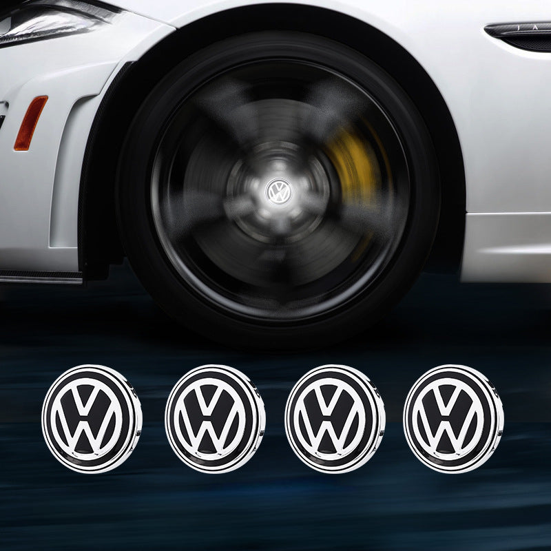 Volkswagen-Compatible Magnetic Suspension Hub Caps & LED Suspension Luminous Wheel Hub Lights