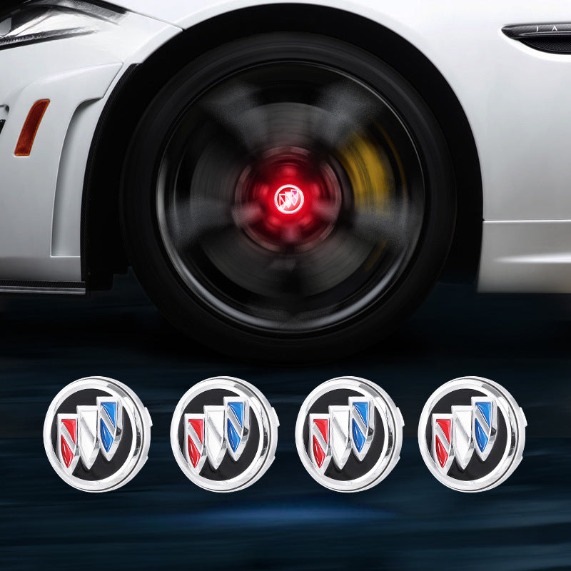 Buick-Compatible Magnetic Suspension Hub Caps & LED Suspension Luminous Wheel Hub Lights