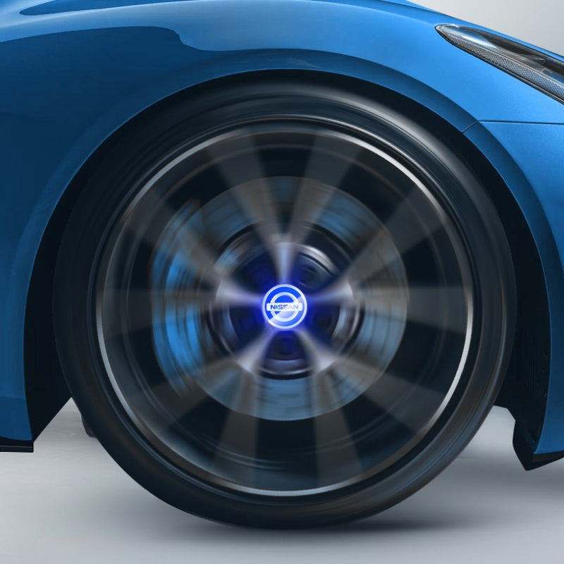 Nissan-Compatible Magnetic Suspension Hub Caps & LED Suspension Luminous Wheel Hub Lights