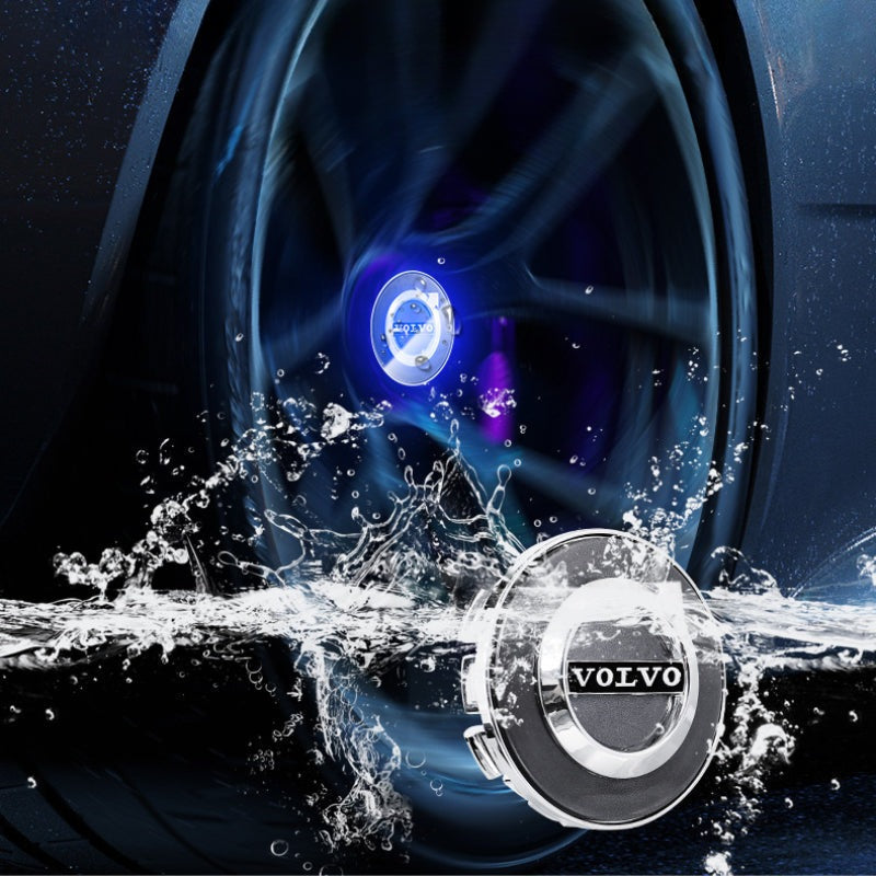 Volvo-Compatible Magnetic Suspension Hub Caps & LED Suspension Luminous Wheel Hub Lights