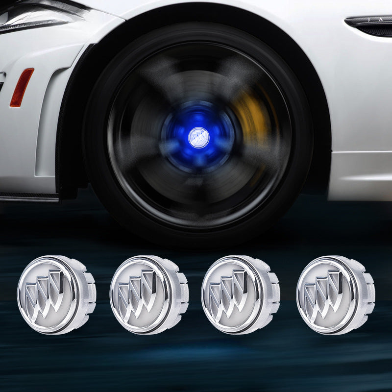 Buick-Compatible Magnetic Suspension Hub Caps & LED Suspension Luminous Wheel Hub Lights