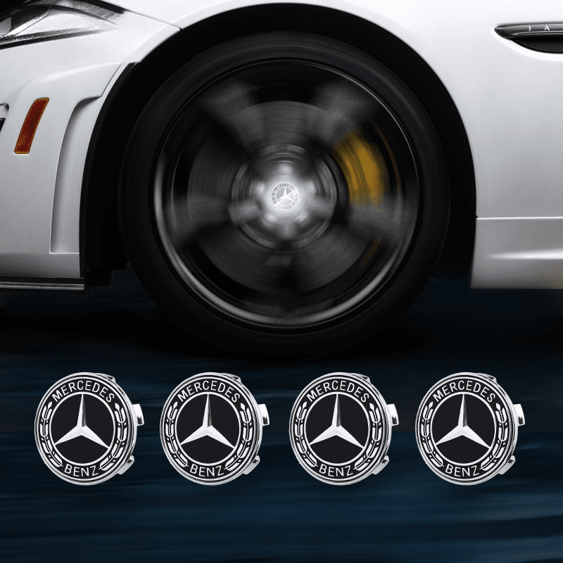 Mercedes-Benz-Compatible Magnetic Suspension Hub Caps & LED Suspension Luminous Wheel Hub Lights