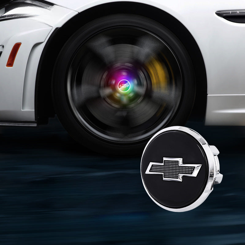 Chevrolet-Compatible Magnetic Suspension Hub Caps & LED Suspension Luminous Wheel Hub Lights