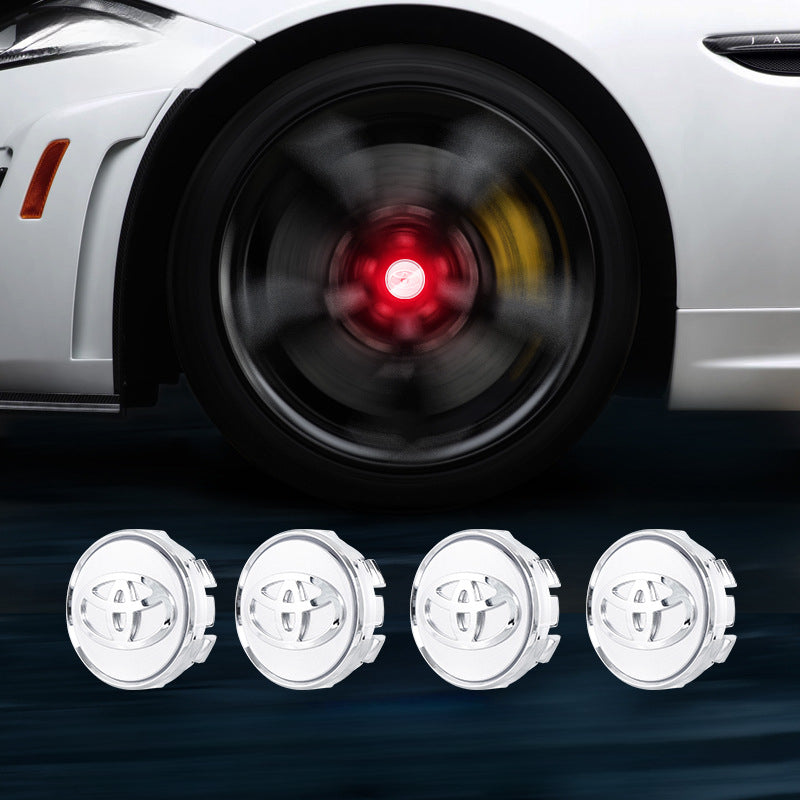 Toyota & Crown-Compatible Magnetic Suspension Hub Caps & LED Suspension Luminous Wheel Hub Lights