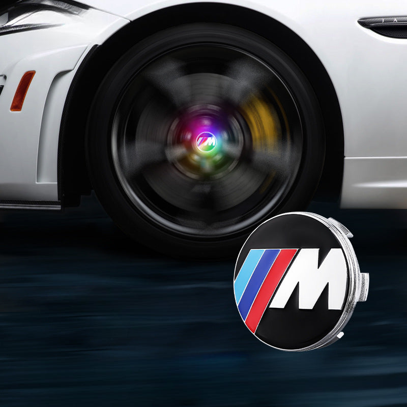 BMW-Compatible Magnetic Suspension Hub Caps & LED Suspension Luminous Wheel Hub Lights