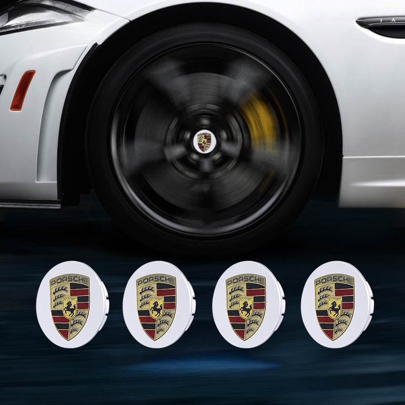 Porsche-Compatible Magnetic Suspension Hub Caps & LED Suspension Luminous Wheel Hub Lights