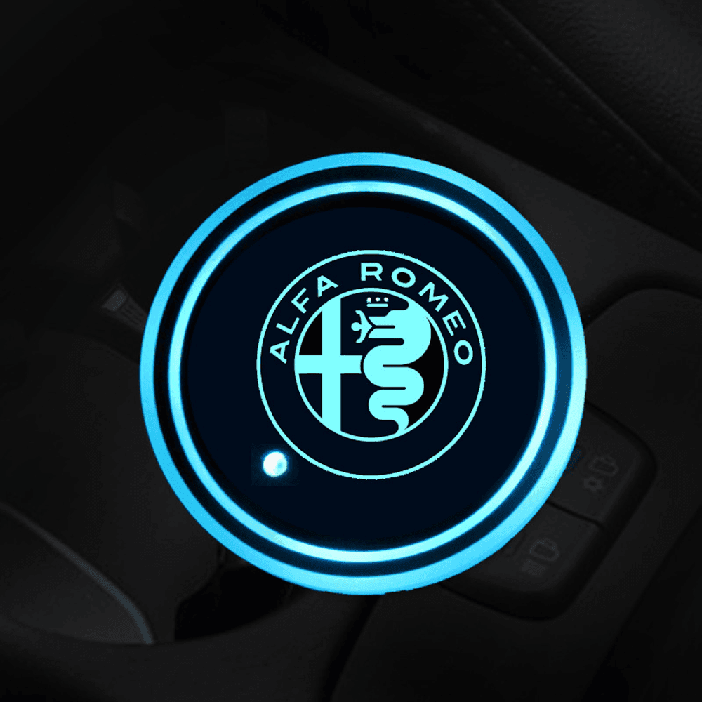 Alfa Romeo-Compatible LED Cup Holder Light