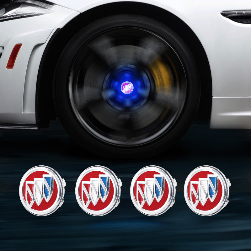 Buick-Compatible Magnetic Suspension Hub Caps & LED Suspension Luminous Wheel Hub Lights