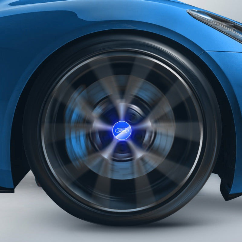 Ford-Compatible Magnetic Suspension Hub Caps & LED Suspension Luminous Wheel Hub Lights