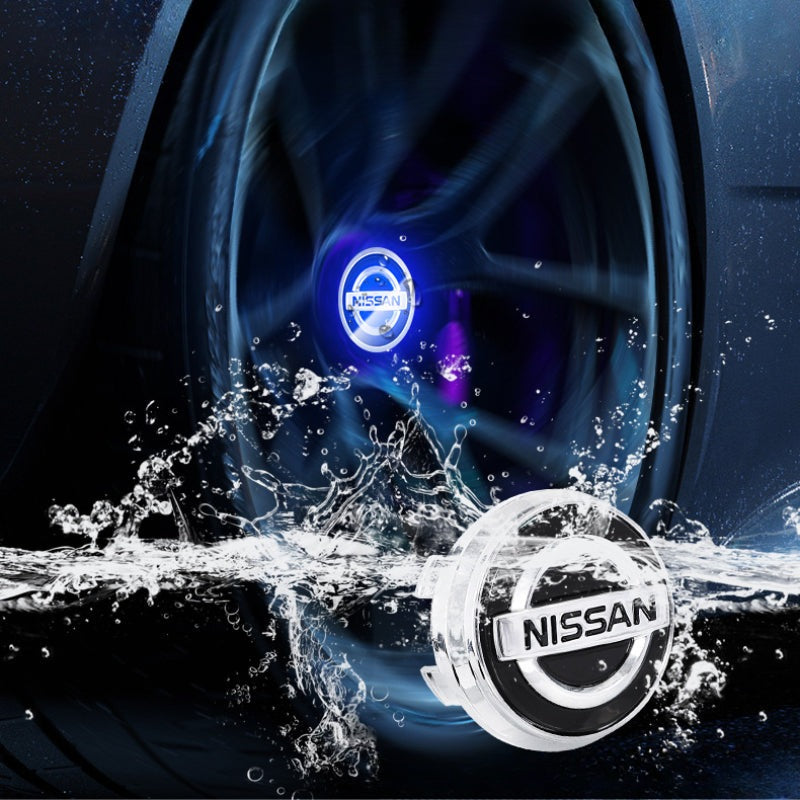 Nissan-Compatible Magnetic Suspension Hub Caps & LED Suspension Luminous Wheel Hub Lights