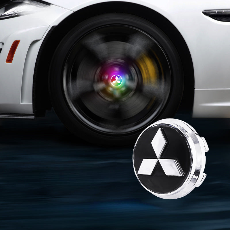 Mitsubishi-Compatible Magnetic Suspension Hub Caps & LED Suspension Luminous Wheel Hub Lights