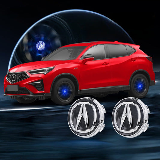 Acura-Compatible Magnetic Suspension Hub Caps & LED Suspension Luminous Wheel Hub Lights