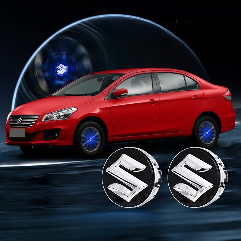 Suzuki-Compatible Magnetic Suspension Hub Caps & LED Suspension Luminous Wheel Hub Lights