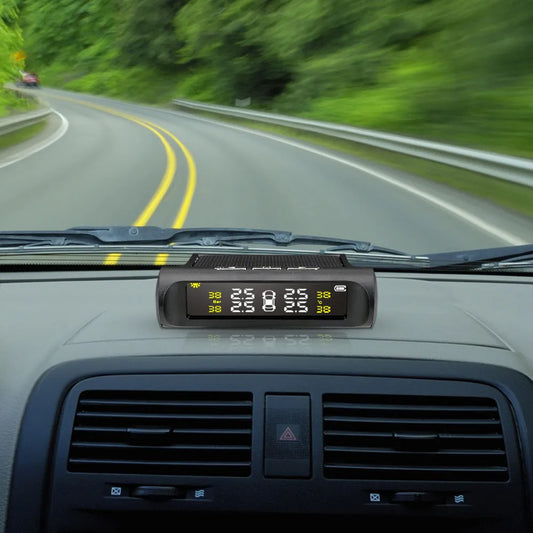 Solar Powered TPMS Automatic Safety Alarm