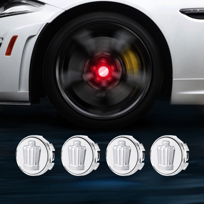 Toyota & Crown-Compatible Magnetic Suspension Hub Caps & LED Suspension Luminous Wheel Hub Lights