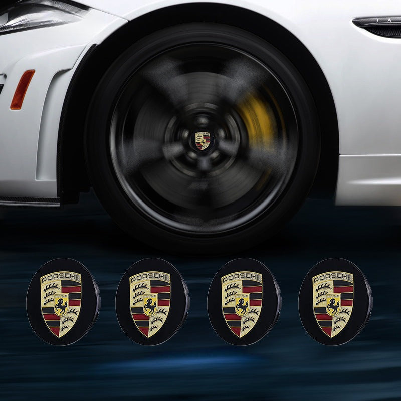 Porsche-Compatible Magnetic Suspension Hub Caps & LED Suspension Luminous Wheel Hub Lights