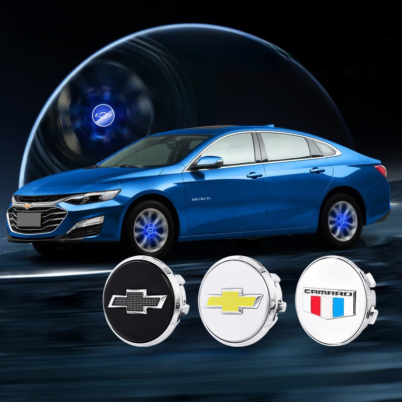 Chevrolet-Compatible Magnetic Suspension Hub Caps & LED Suspension Luminous Wheel Hub Lights