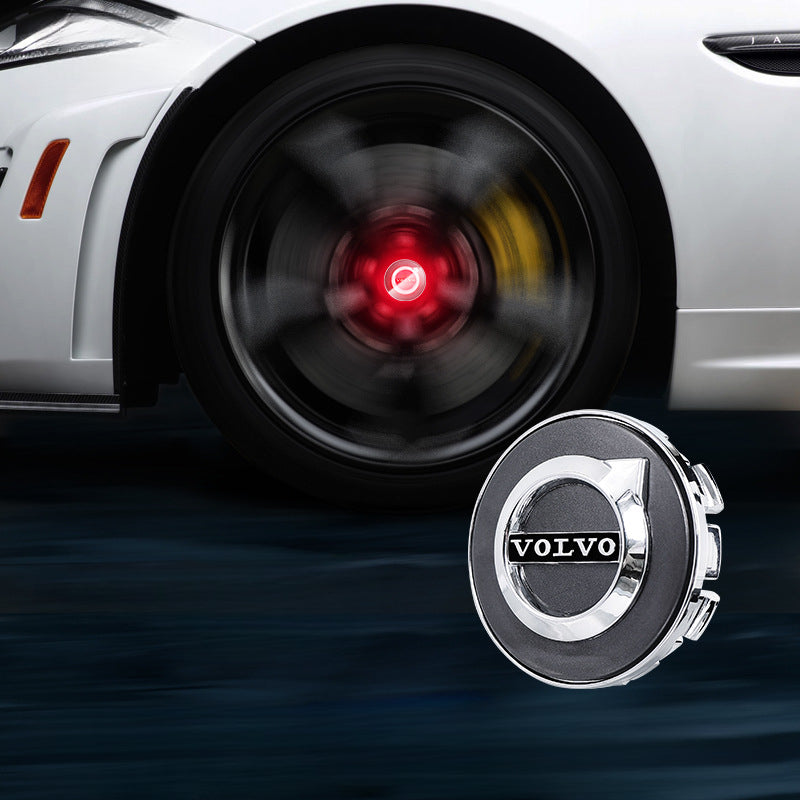 Volvo-Compatible Magnetic Suspension Hub Caps & LED Suspension Luminous Wheel Hub Lights