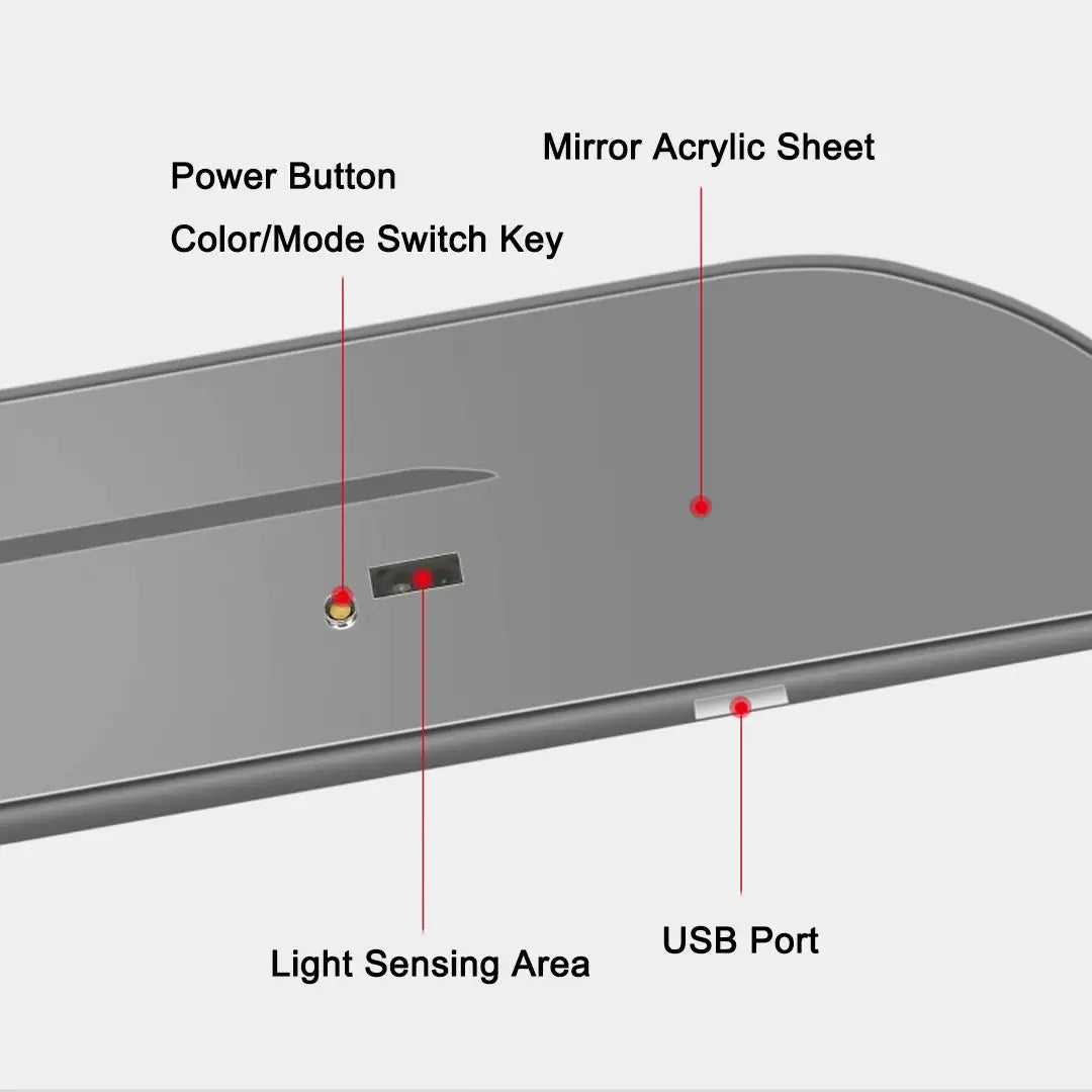 Acura-Compatible Smart LED Color Car Door Sill Protector