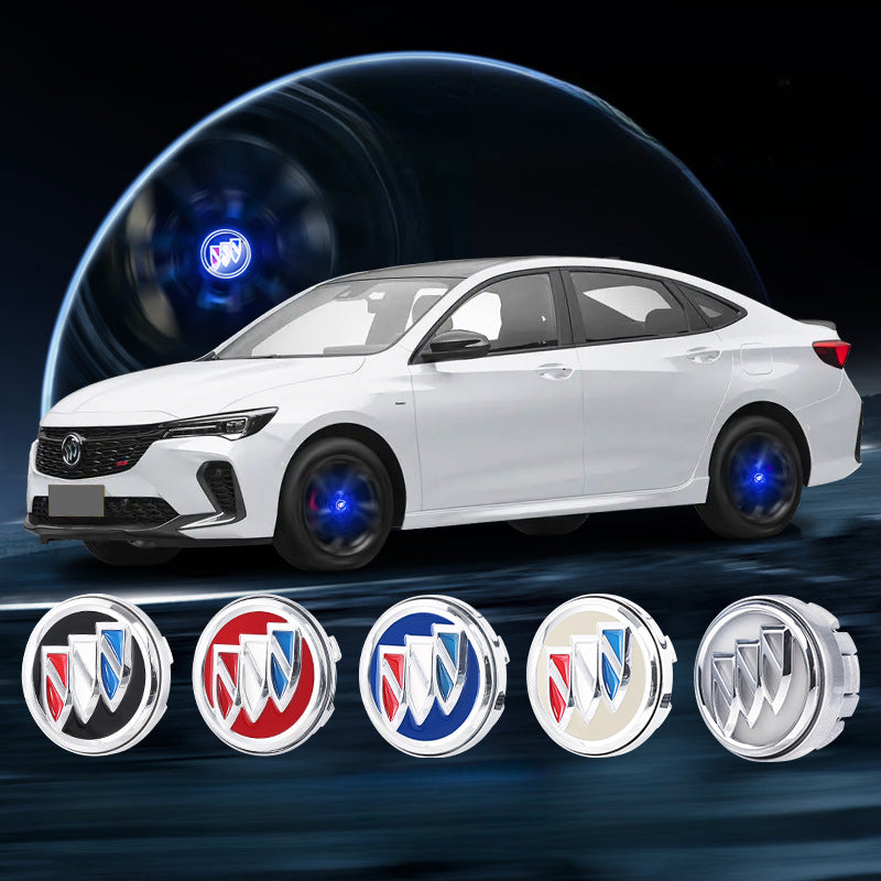 Buick-Compatible Magnetic Suspension Hub Caps & LED Suspension Luminous Wheel Hub Lights