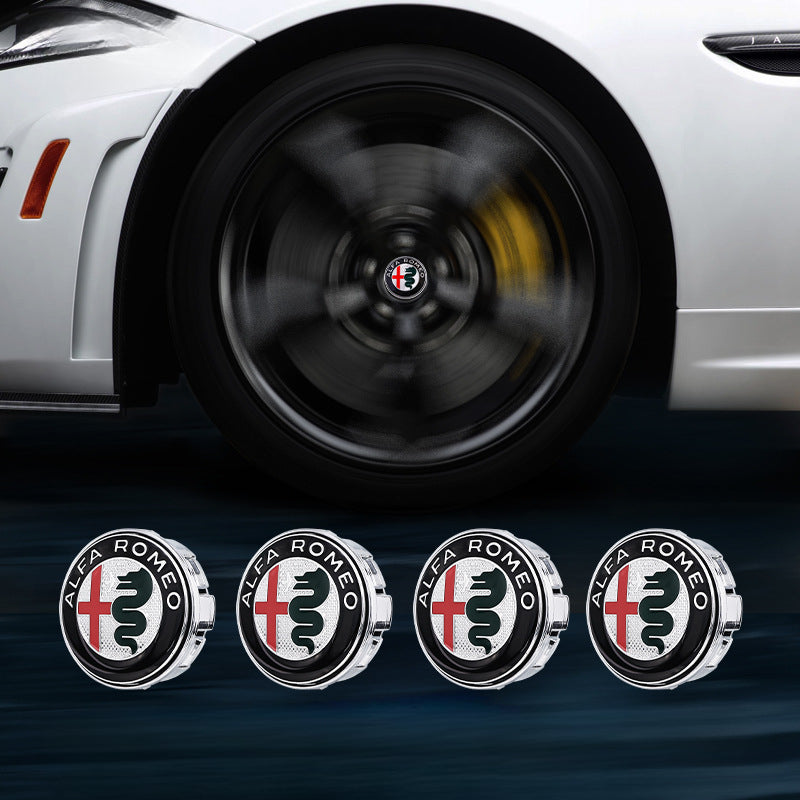 Alfa Romeo-Compatible Magnetic Suspension Hub Caps & LED Suspension Luminous Wheel Hub Lights