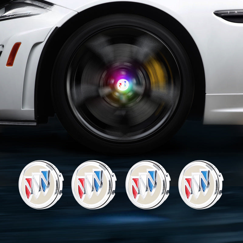 Buick-Compatible Magnetic Suspension Hub Caps & LED Suspension Luminous Wheel Hub Lights