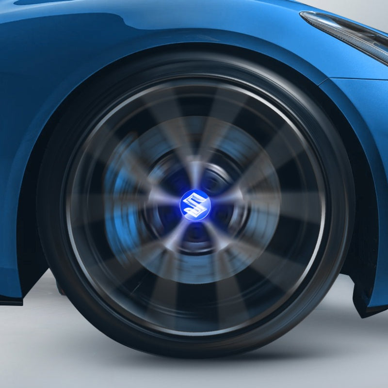 Suzuki-Compatible Magnetic Suspension Hub Caps & LED Suspension Luminous Wheel Hub Lights