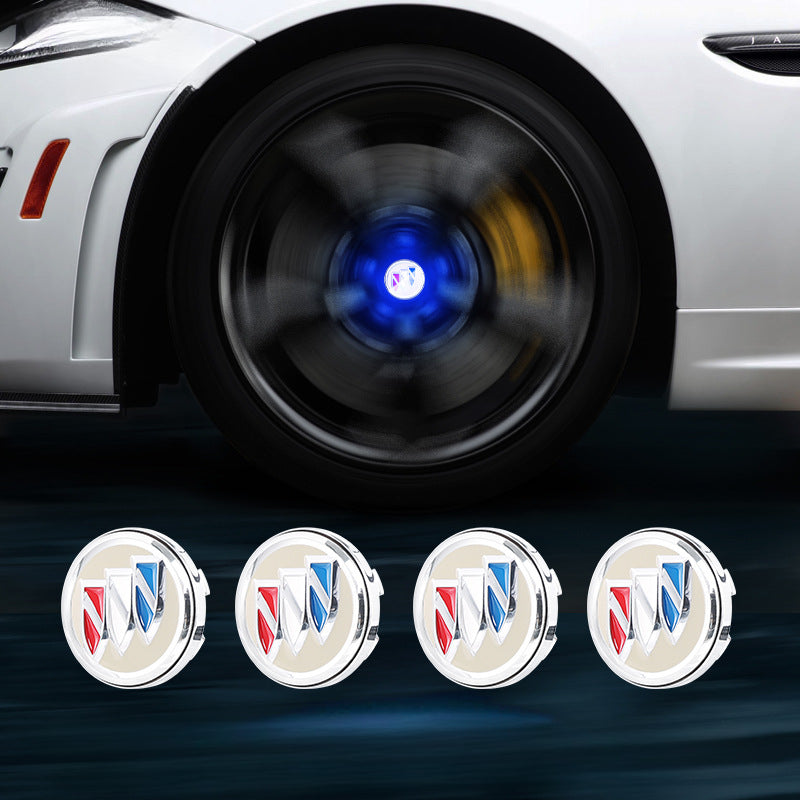 Buick-Compatible Magnetic Suspension Hub Caps & LED Suspension Luminous Wheel Hub Lights