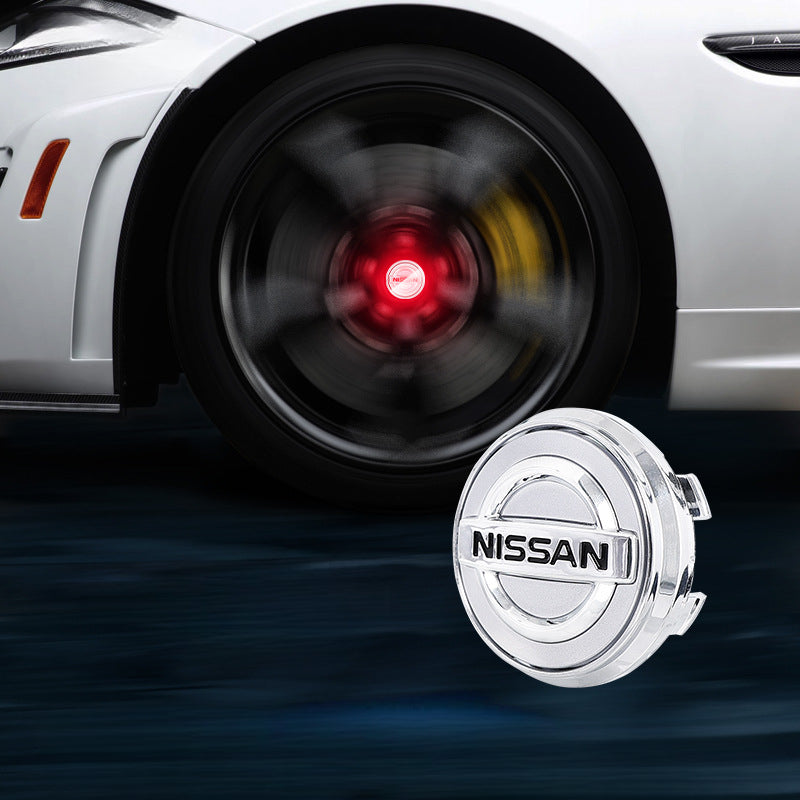 Nissan-Compatible Magnetic Suspension Hub Caps & LED Suspension Luminous Wheel Hub Lights