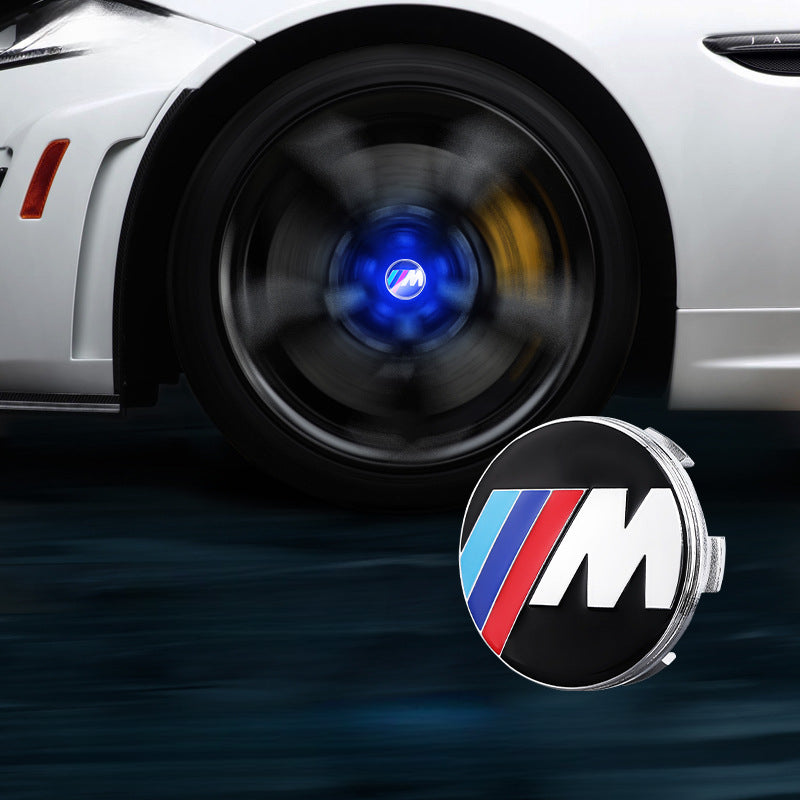 BMW-Compatible Magnetic Suspension Hub Caps & LED Suspension Luminous Wheel Hub Lights