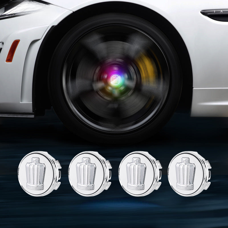 Toyota & Crown-Compatible Magnetic Suspension Hub Caps & LED Suspension Luminous Wheel Hub Lights