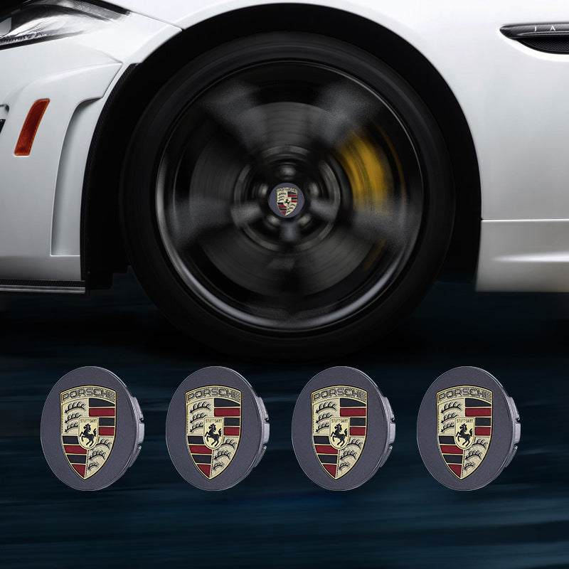 Porsche-Compatible Magnetic Suspension Hub Caps & LED Suspension Luminous Wheel Hub Lights