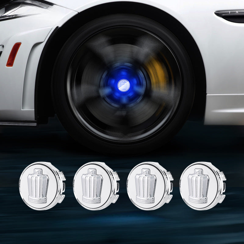 Toyota & Crown-Compatible Magnetic Suspension Hub Caps & LED Suspension Luminous Wheel Hub Lights