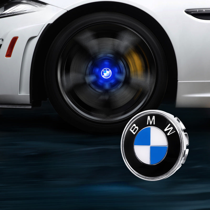 BMW-Compatible Magnetic Suspension Hub Caps & LED Suspension Luminous Wheel Hub Lights