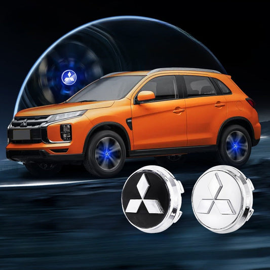 Mitsubishi-Compatible Magnetic Suspension Hub Caps & LED Suspension Luminous Wheel Hub Lights