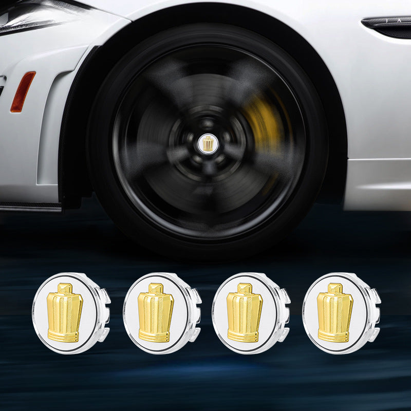 Toyota & Crown-Compatible Magnetic Suspension Hub Caps & LED Suspension Luminous Wheel Hub Lights