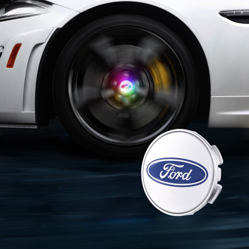 Ford-Compatible Magnetic Suspension Hub Caps & LED Suspension Luminous Wheel Hub Lights