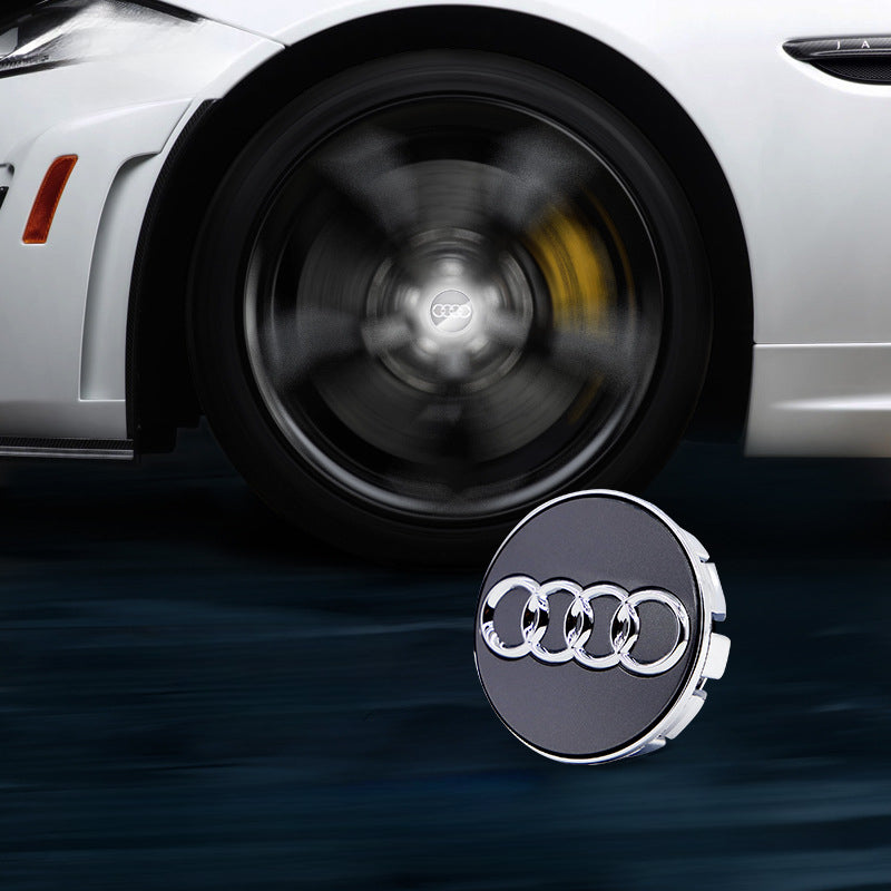 Audi-Compatible Magnetic Suspension Hub Caps & LED Suspension Luminous Wheel Hub Lights