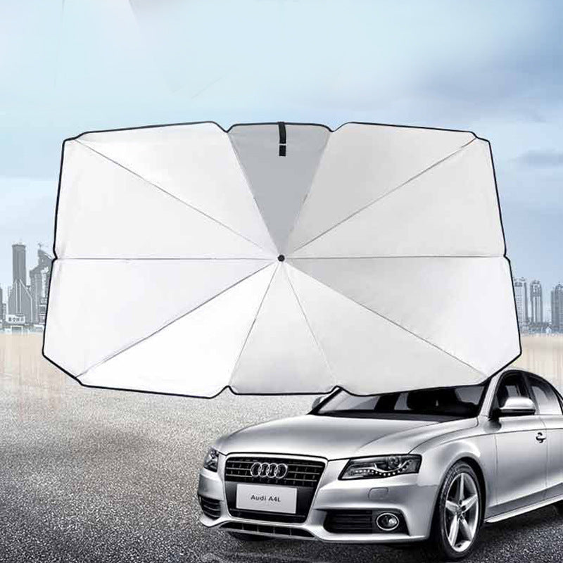 New 360° Bendable Handle Car Parasol Car Front Windshield Sun Protection Heat Shield Universal Car Parasol