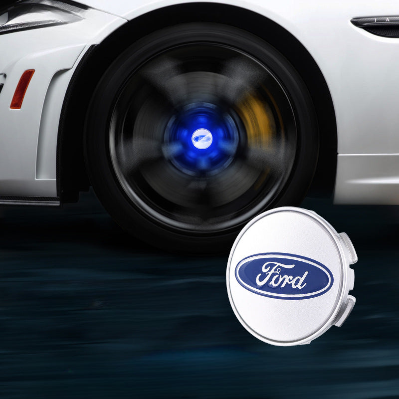 Ford-Compatible Magnetic Suspension Hub Caps & LED Suspension Luminous Wheel Hub Lights