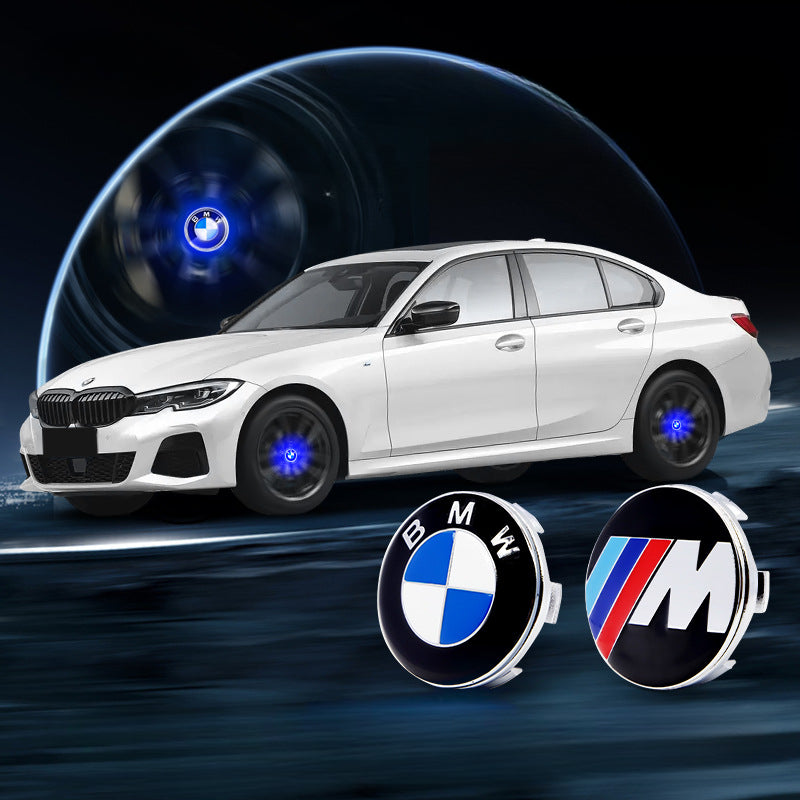 BMW-Compatible Magnetic Suspension Hub Caps & LED Suspension Luminous Wheel Hub Lights