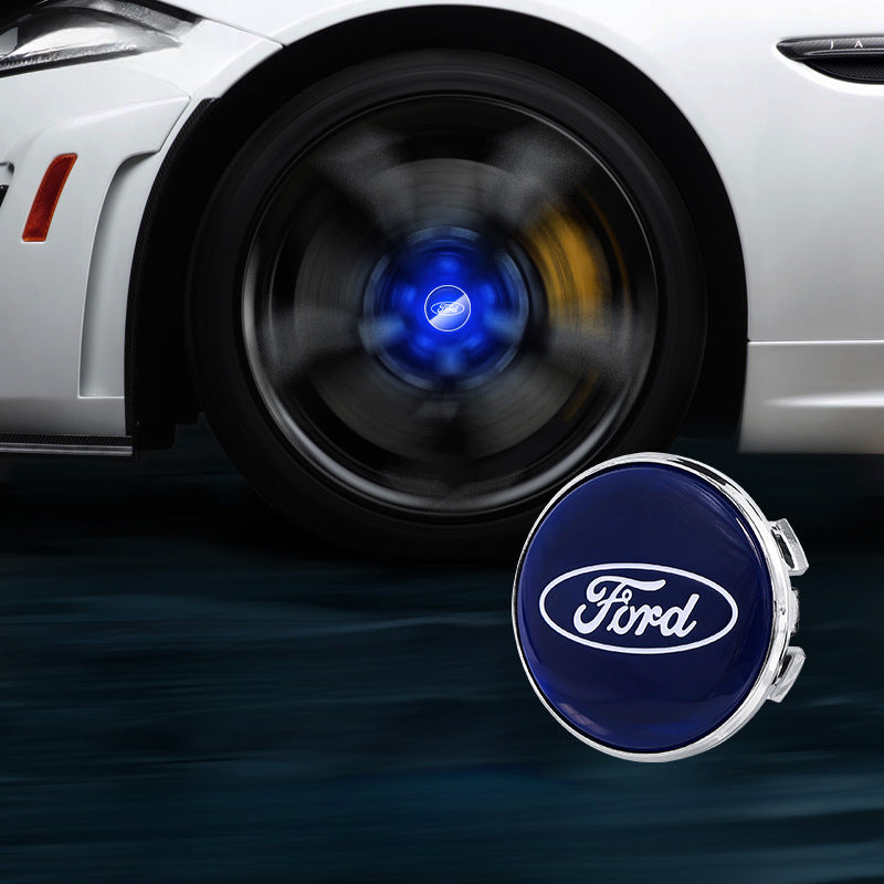 Ford-Compatible Magnetic Suspension Hub Caps & LED Suspension Luminous Wheel Hub Lights