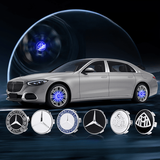 Maybach-Compatible Magnetic Suspension Hub Caps & LED Suspension Luminous Wheel Hub Lights