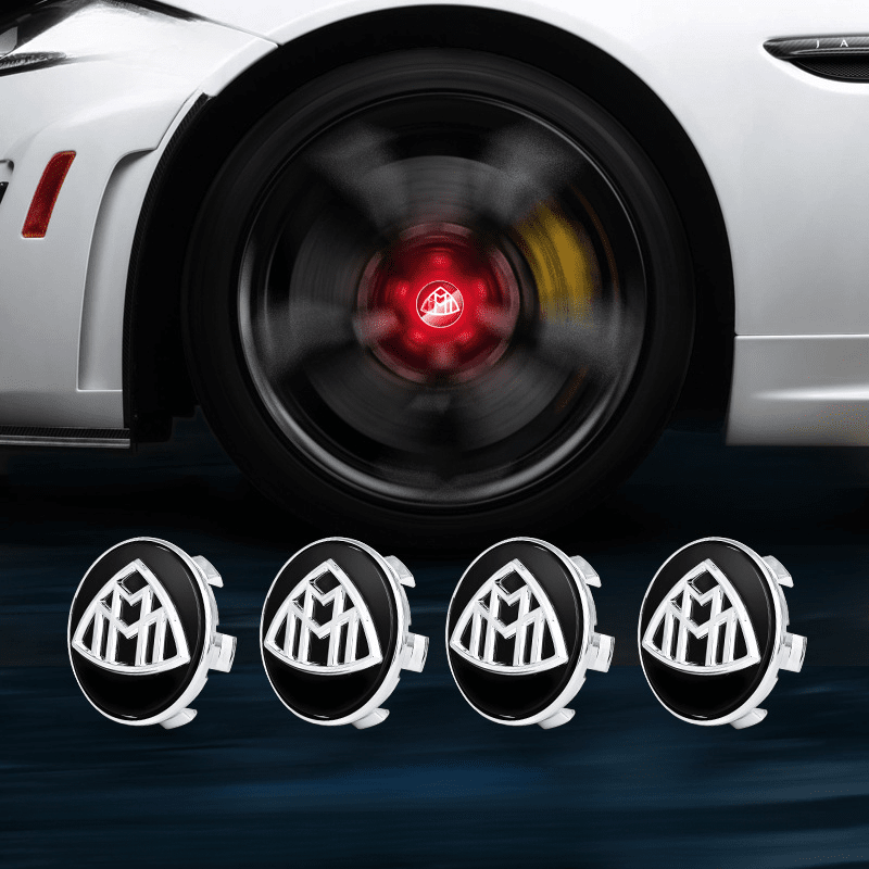 Mercedes-Benz-Compatible Magnetic Suspension Hub Caps & LED Suspension Luminous Wheel Hub Lights